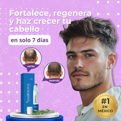 HAIRNOVA™ | Recupera Tu Cabello Perdido en solo una semana